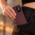 Etui Tech-Protect Smart Wallet na Samsung Galaxy A57 5G - bordowe