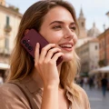 Etui Tech-Protect Smart Wallet na Samsung Galaxy A57 5G - bordowe