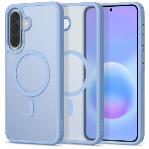 Etui Tech-Protect Magmat MagSafe na Samsung Galaxy A57 5G - niebieskie matowe