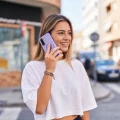Etui Tech-Protect Magmat MagSafe na Samsung Galaxy A57 5G - fioletowe matowe