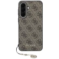 Etui Guess 4G Charm na Samsung Galaxy A57 5G - brązowe
