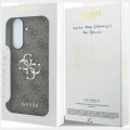 Etui Guess Leather 4G Metal Logo na Samsung Galaxy A37 5G - brązowe