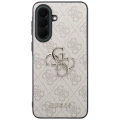 Etui Guess Leather 4G Metal Logo na Samsung Galaxy A37 5G - różowe
