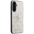 Etui Guess Leather 4G Metal Logo na Samsung Galaxy A37 5G - różowe