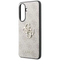 Etui Guess Leather 4G Metal Logo na Samsung Galaxy A37 5G - różowe