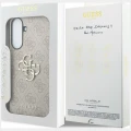 Etui Guess Leather 4G Metal Logo na Samsung Galaxy A37 5G - różowe