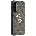 Etui Guess Leather 4G Metal Logo na Samsung Galaxy A57 5G - brązowe