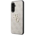 Etui Guess Leather 4G Metal Logo na Samsung Galaxy A57 5G - różowe