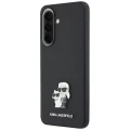 Etui Karl Lagerfeld Saffiano w/ K&C Metal Logo na Samsung Galaxy A57 5G - czarne
