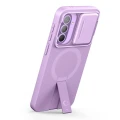 Etui Tech-Protect Kevlar Aura MagSafe na Samsung Galaxy A57 - fioletowe