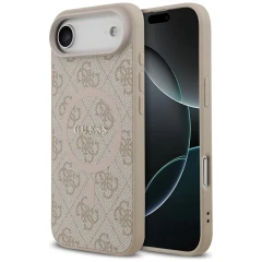 Etui Guess 4G Ring Classic Logo MagSafe na iPhone 17 Air - różowe