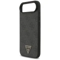 Etui Guess 4G Strap Triangle Logo MagSafe na iPhone 17 Air - czarne