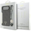 Etui Guess 4G Strap Triangle Logo MagSafe na iPhone 17 Air - czarne