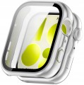 Etui ochronne + SZKŁO HARTOWANE 2w1 do Huawei Watch Fit 5 | Srebrny Mat