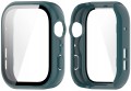 Etui ochronne + SZKŁO HARTOWANE 2w1 do Huawei Watch Fit 5 | Zielony