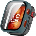 Etui ochronne + SZKŁO HARTOWANE 2w1 do Huawei Watch Fit 5 Pro | Zielony