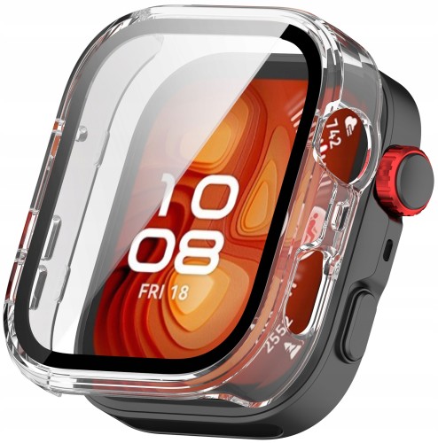Etui ochronne + SZKŁO HARTOWANE 2w1 do Huawei Watch Fit 5 Pro | Bezbarwny
