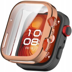Pełne etui 360° RabbitMob Case 2w1 do Huawei Watch Fit 5 Pro | Różowe złoto