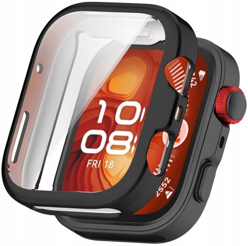 Pełne etui 360° RabbitMob Case 2w1 do Huawei Watch Fit 5 Pro | Czarny
