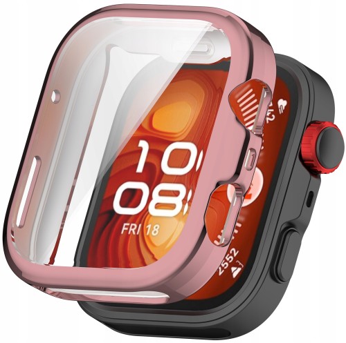 Pełne etui 360° RabbitMob Case 2w1 do Huawei Watch Fit 5 Pro | Różowy