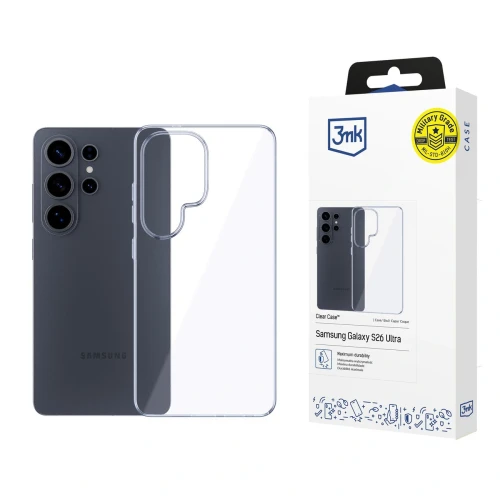 Etui 3mk Clear Case na Samsung Galaxy S26 Ultra - przezroczyste