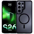 Etui 3mk Satin Armor MagCase na Samsung Galaxy S26 Ultra - przezroczysto-czarne