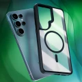 Etui 3mk Satin Armor MagCase na Samsung Galaxy S26 Ultra - przezroczysto-czarne