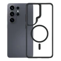 Etui 3mk Satin Armor MagCase na Samsung Galaxy S26 Ultra - przezroczysto-czarne