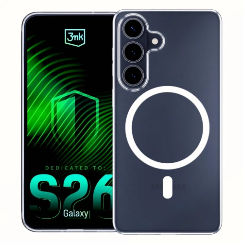 Etui 3mk Clear MagCase na Samsung Galaxy S26 Pro - przezroczyste