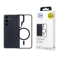 Etui 3mk Satin Armor MagCase na Samsung Galaxy S26 - przezroczysto-czarne