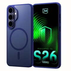 Etui 3mk Smoke MagCase na Samsung Galaxy S26 - granatowe