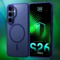 Etui 3mk Smoke MagCase na Samsung Galaxy S26+ - granatowe