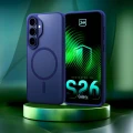 Etui 3mk Smoke MagCase na Samsung Galaxy S26+ - granatowe