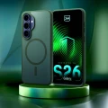 Etui 3mk Smoke MagCase na Samsung Galaxy S26+ - zielone