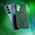 Etui 3mk Smoke MagCase na Samsung Galaxy S26+ - zielone