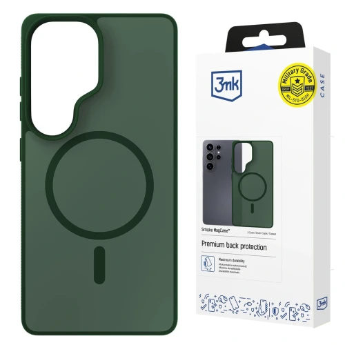 Etui 3mk Smoke MagCase na Samsung Galaxy S26 Ultra - zielone