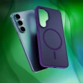 Etui 3mk Smoke MagCase na Samsung Galaxy S26 - fioletowe