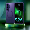 Etui 3mk Smoke MagCase na Samsung Galaxy S26+ - fioletowe