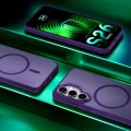 Etui 3mk Smoke MagCase na Samsung Galaxy S26+ - fioletowe