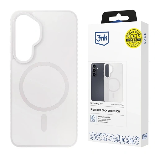 Etui 3mk Smoke MagCase na Samsung Galaxy S26 - białe
