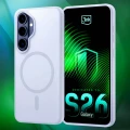 Etui 3mk Smoke MagCase na Samsung Galaxy S26+ - białe
