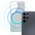 Etui 3mk Smoke MagCase na Samsung Galaxy S26 Ultra - białe