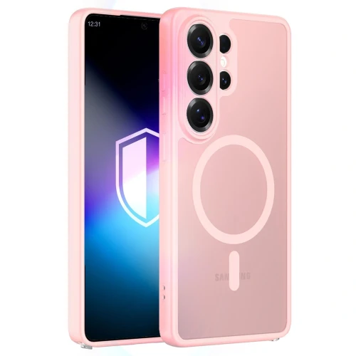 Etui 3mk Misty MagCase na Samsung Galaxy S26 Ultra - różowe