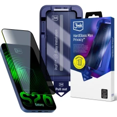 Szkło hartowane 9H z filtrem prywatyzującym 3mk HardGlass Max Privacy na Samsung Galaxy S26