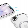 Etui do iPhone 16e / 17e, ELITE FRAME CASE, Ochrona Aparatu, do MagSafe | Srebrny