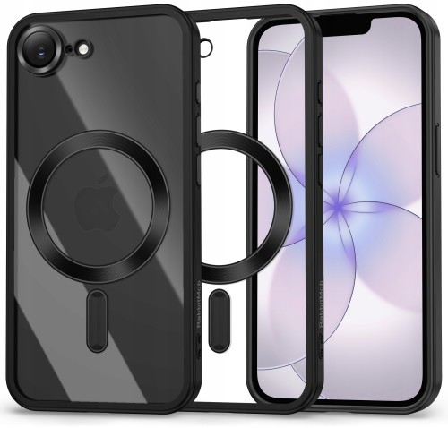 Etui do iPhone 16e / 17e, ELITE FRAME CASE, Ochrona Aparatu, do MagSafe | Czarny