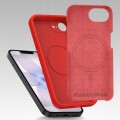 Etui RabbitMob do iPhone 16e / 17e, Silikonowe PREMIUM, Case, do MagSafe | Czerwony