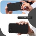 Etui RabbitMob do iPhone 16e / 17e, Silikonowe PREMIUM, Case, do MagSafe | Czarny