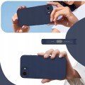 Etui RabbitMob do iPhone 16e / 17e, Silikonowe PREMIUM, Case, do MagSafe | Granatowy