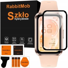 Szkło Hybrydowe 3D RabbitMob ochronne do Huawei Band 11 + Zestaw do Montażu